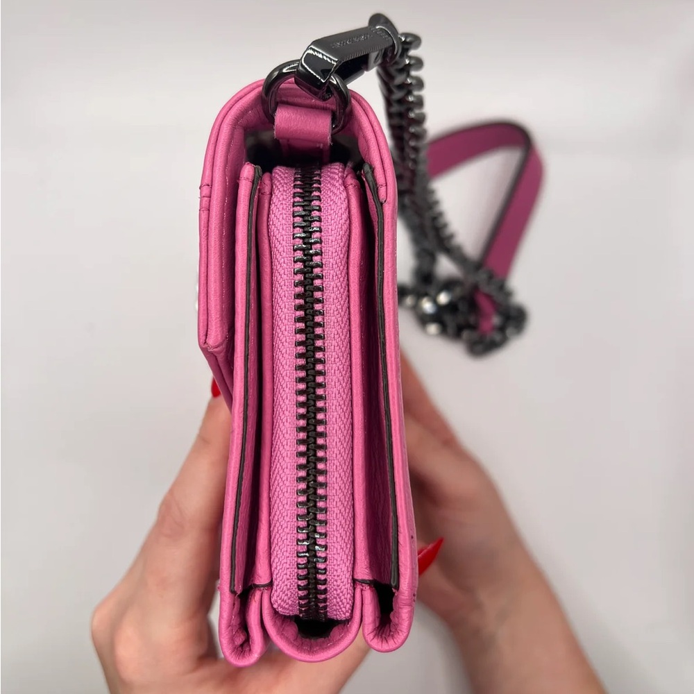 Aimee Kestenberg Pink Crossbody Bag with Chain Strap - Picture 3 of 10